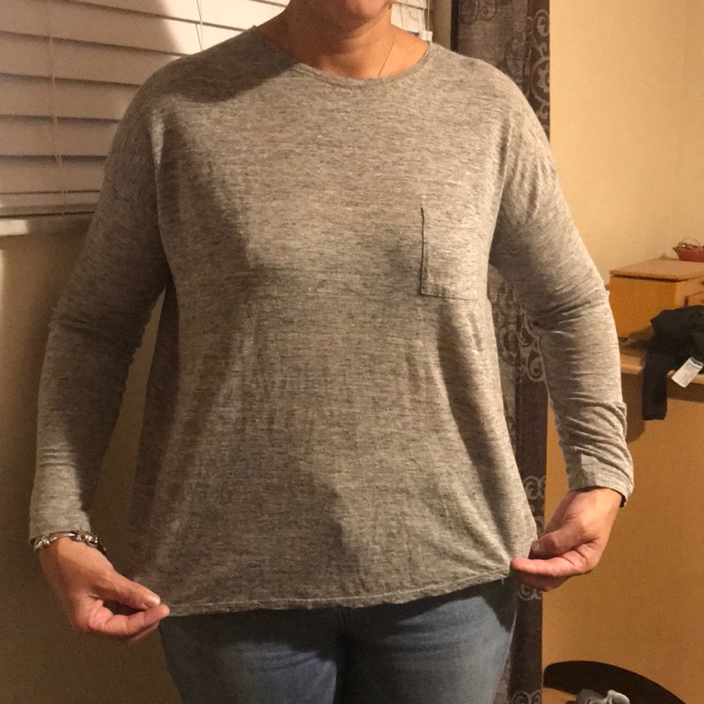Vince gray shirt